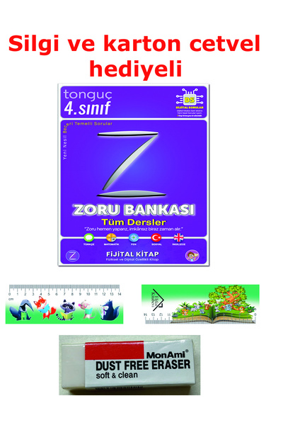 Tonguç Yayınları Tonguç 4. Sınıf Tüm Dersler Zoru Bankası - Hediyeli