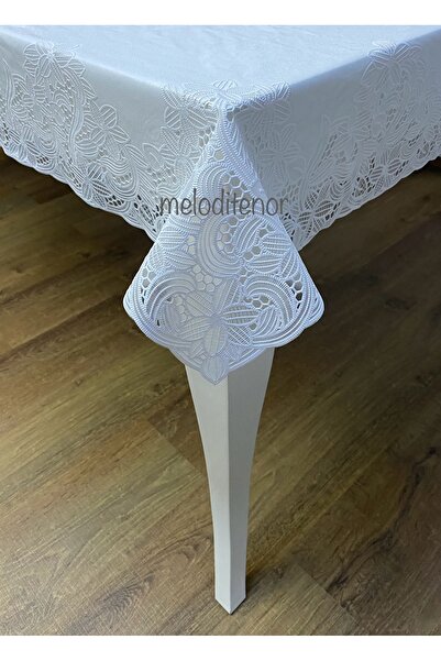 Decoline مفرش طاولة من القماش الزيتي مستطيل الشكل من مادة PVC الفاخرة بتصميم ...