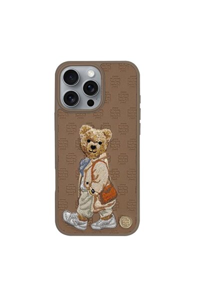 REDz Accessories Carcasă Zuck Bear pentru iPhone 16 Pro, Paris Gentleman, Gea...