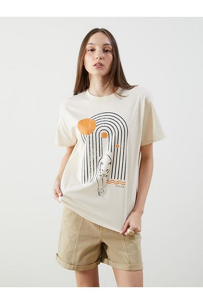 LC Waikiki Crew Neck Printed Women's T-Shirt