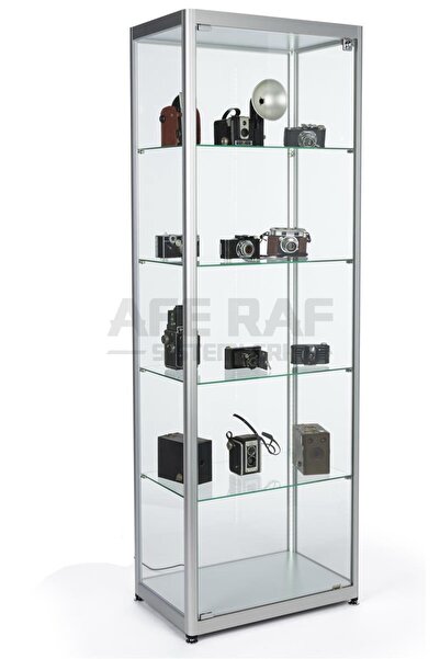 AFE DEKOR KURULU CAMLI VİTRİN, KOLEKSİYON, CAMLI VİTRİN GÜMÜŞLÜK, VİTRİN- 30X...