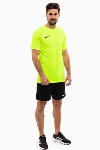 Nike Men's Shorts T-Shirt Suit Prk25 V-1 Dri Fit Fabric Daily Training Gym Suit