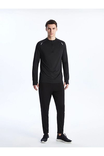 LC Waikiki Ανδρικό αθλητικό παντελόνι XSIDE ACTIVE Black Slim Fit