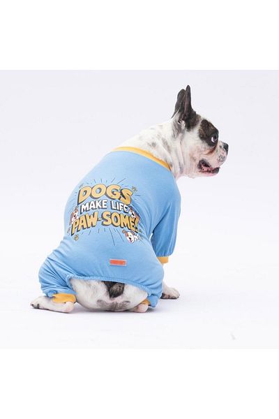 Pawstar Paw-Some Cat Dog Pajamas - Cat Dog Jumpsuit - Cat Dog Outfit