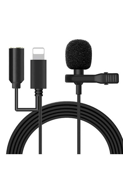 MMC GROUP Powermaster Jh-041-A Youtuber Lavalier Microphone with Lightning Input for Mobile Phone