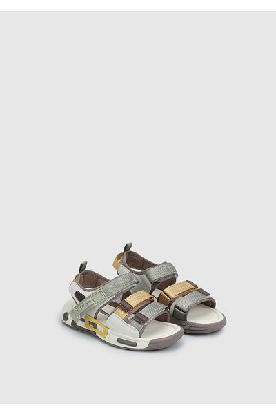 Kiddo Cream Boy's Flat Sandals