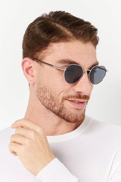 Gant Men GA723316A53 Round Sunglasses, Grey