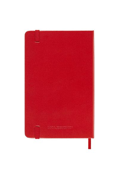 Moleskine Χωρίς γραμμή Κόκκινο σκληρό εξώφυλλο μεγέθους τσέπης σημειωματάριου