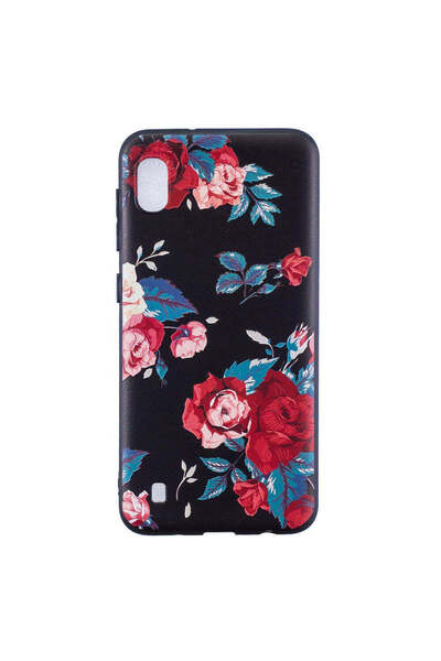 REDz Accessories Carcasă din silicon compatibilă cu Samsung A10 model Red Ros...