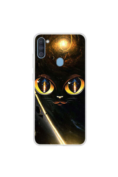 REDz Accessories Carcasă compatibilă cu Samsung A11 modelul Cat God, silicon,...