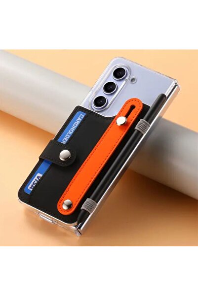 REDz Accessories Калъф с дръжка и портфейл за карти, съвместим със Samsung Z ...