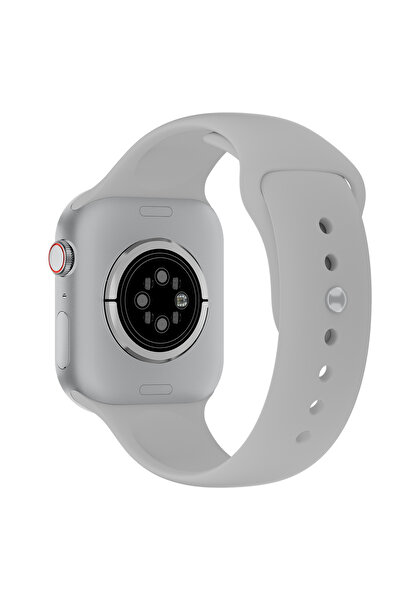 Lapas LW-02 iOS ve Android Uyumlu Akıllı Saat IP68 Sertifikalı Gümüş