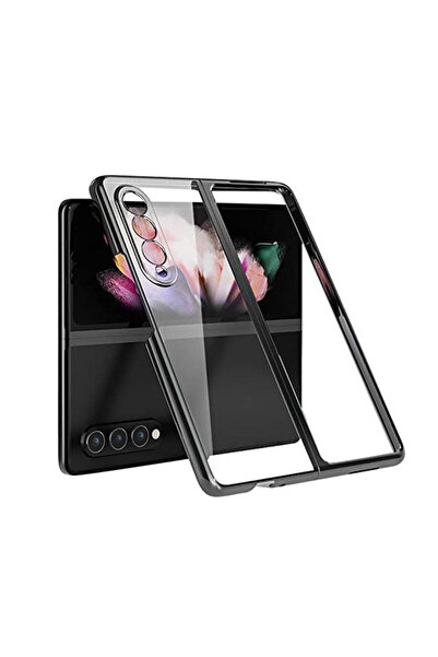 REDz Accessories Husă Luxury Frame, Husă rigidă, Rezistentă la șocuri, Compatibilă cu Samsung Z Fold 5, Protecție completă, Neagră