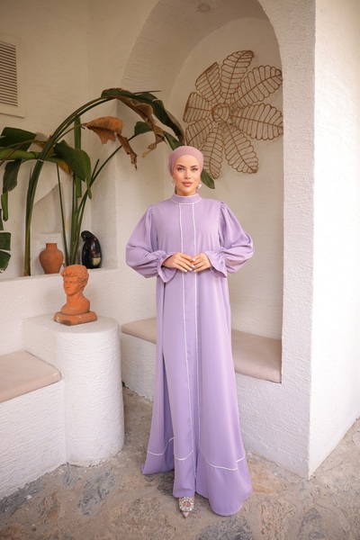 Zaure فستان نسائي بأكمام حجاب