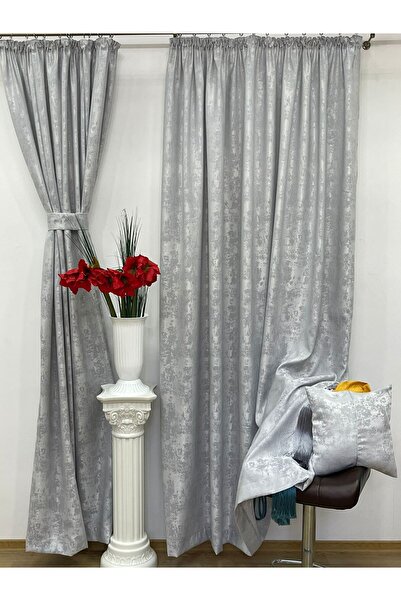 Liz Line Set of Two Semi-opaque Curtains, With Rejansa, Various Sizes and Colors, "imaginaria" By