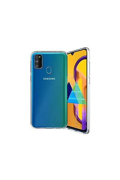 REDz Accessories Carcasă simplă, compatibilă cu Samsung M21/M30s, silicon, transparentă