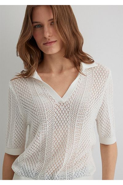 Mavi Ecru Knitwear Polo 1710660 -70057