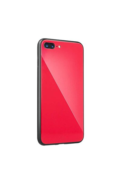 REDz Accessories Carcasă spate din sticlă compatibilă cu Samsung S8, roșie