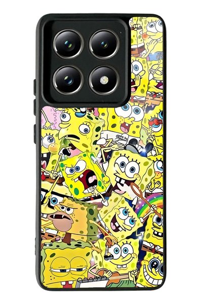 Spoyi Xiaomi Mi 14 t Pro Glossy Phone Case with Spongebob Design