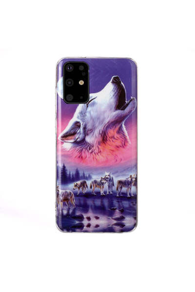 REDz Accessories Carcasă din silicon compatibilă cu Samsung A71, model Wolf P...