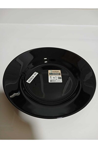 Luminarc Plumı Noir Yemek Tabağı 6 adet SİYAH (22 CM)