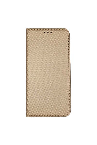 REDz Accessories Flip Book Case Compatible with Samsung A42 5G Magnetic with Stand and Card Holder, Shockproof Gold