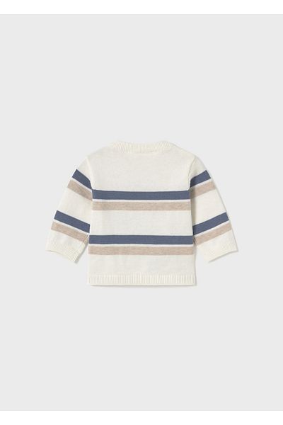 MAYORAL Baby Boy Striped Sweater White 1391