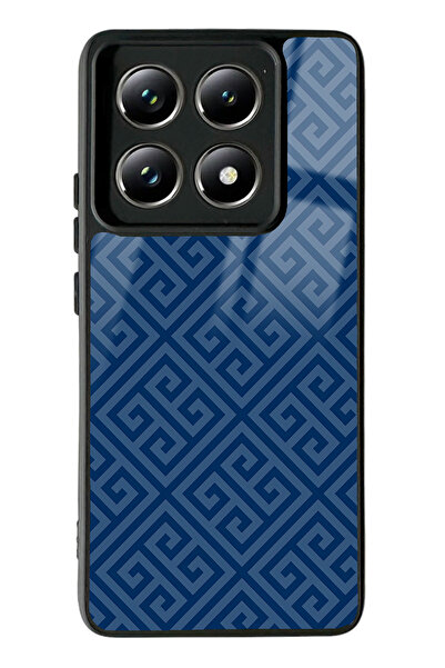 Spoyi Xiaomi Mi 14 T Pro Blue motif Tasarımlı Glossy Telefon Kılıfı