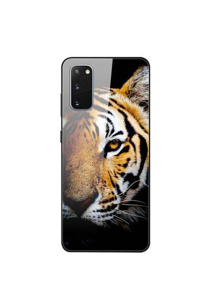 REDz Accessories Carcasă compatibilă cu Samsung S20 model Glass Tiger, antișo...