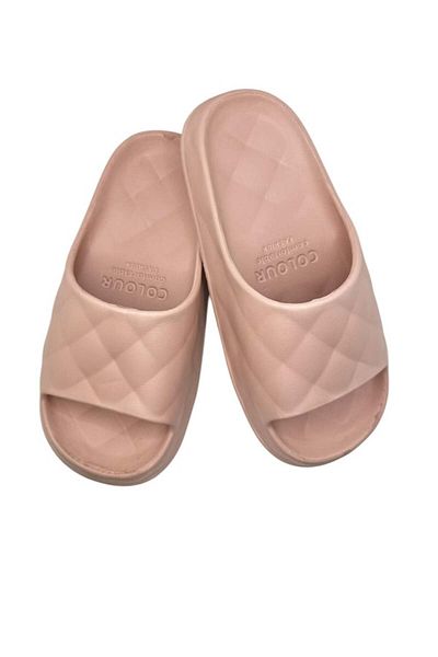 TECOS Women's Beach or Pool Slippers, ®, Size 36-37, Ultra Light, Coral, 23 Centimeters