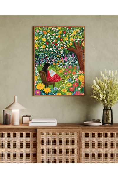 woodhomeworks Tek Parça Salon Ofis Dekor Tablo Ttk