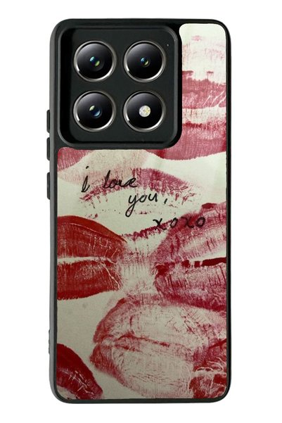 Spoyi Xiaomi Mi 14 t Pro I Love You Design Glossy Phone Case