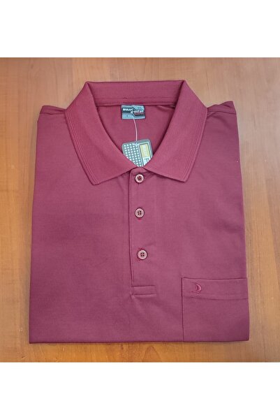 güncüoğlu Güncüoglu Large Size Collar Classic Men's T-Shirt with Pocket