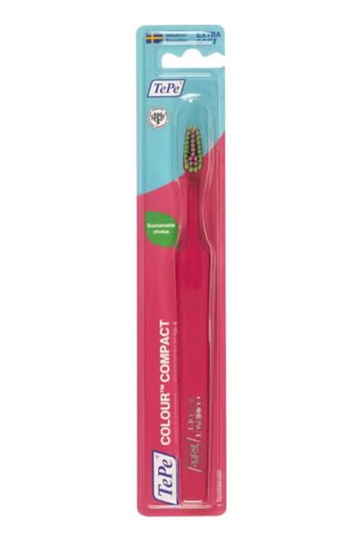 TePe Color Compact Ultra Soft Toothbrush Pink