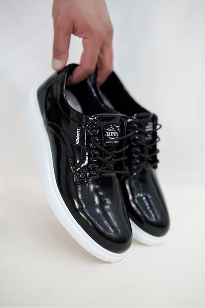 OBAY LİFE Men's Black Patent Leather Daily Casual Shoes Nbr4030