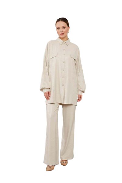 Levidor Women's Self-Patterned Jacquard Suit