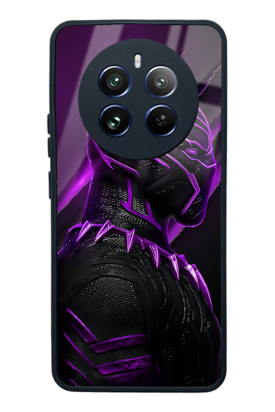 Spoyi Oppo Realme 12 Pro Plus Glossy Phone Case with Black Panther Design