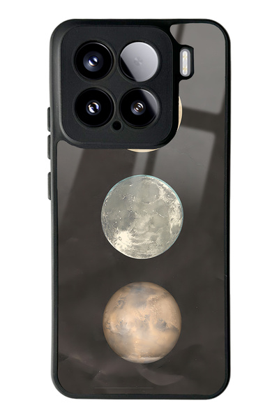 Spoyi Xiaomi Mi 15 Night Moon Tasarımlı Glossy Telefon Kılıfı