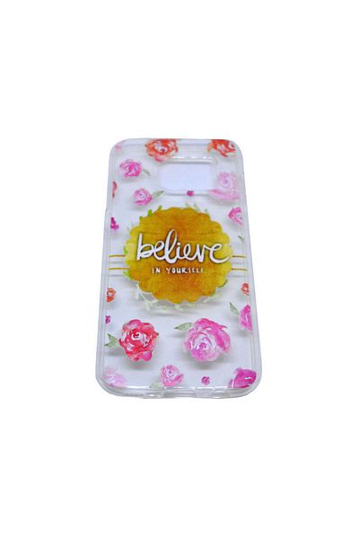 REDz Accessories Husă compatibilă cu Samsung S7 G930, model Believe in Yourself, protecție A+