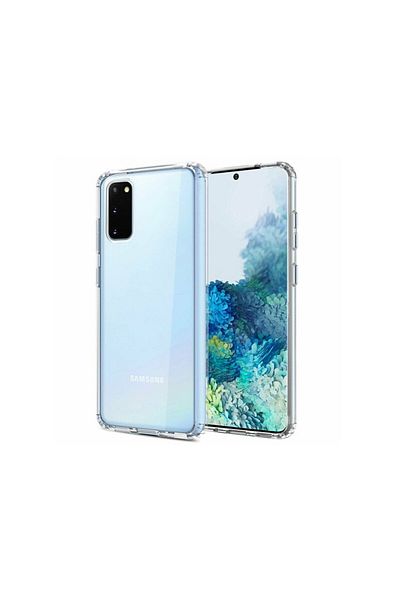REDz Accessories Carcasă de protecție, compatibilă cu Samsung S20, silicon, transparentă