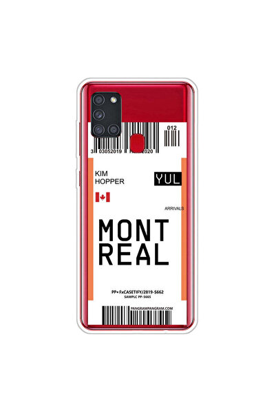 REDz Accessories Carcasă compatibilă cu Samsung A21s model Dream Ticket Montr...