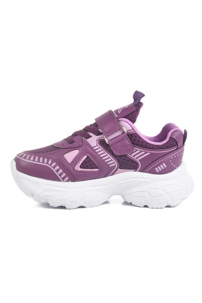AYAKMOD Purple Velcro Mesh Girls' Sports Shoes 1500 P