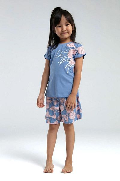 U.S. Polo Assn. Kids U.S. Polo Us2079-4 Girl Shorts Suit