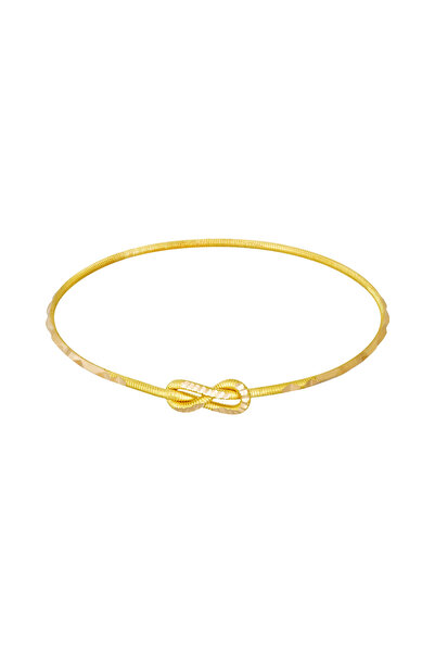 10 Gr 22 Ayar İşçiliksiz Aşk Düğüm Baget Bilezik