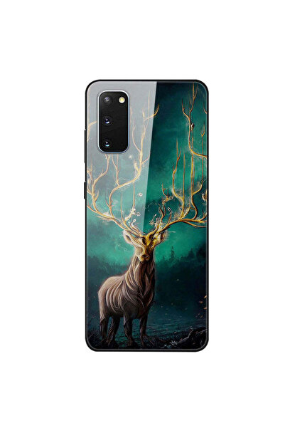 REDz Accessories Carcasă compatibilă cu Samsung S20 Glass, model Mythical Rei...