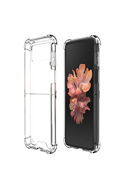 REDz Accessories Husă de protecție rezistentă la șocuri, compatibilă cu Samsung Z Flip 3, transparentă, protecție completă