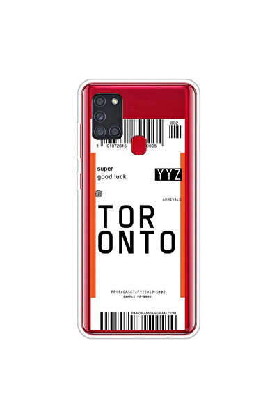 REDz Accessories Carcasă compatibilă cu Samsung A21s model Dream Ticket Toron...