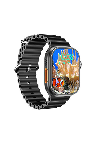 Lapas LW-03 iOS ve Android Uyumlu Akıllı Saat TFT Ekran Siyah