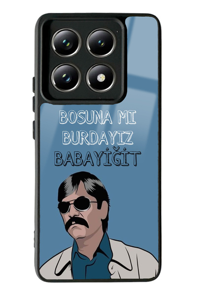 Spoyi Xiaomi Mi 14 T Pro Babayiğit Tasarımlı Glossy Telefon Kılıfı
