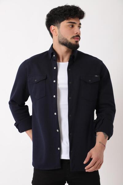 Stilkombin Двошарова в'язана сорочка з двома кишенями XC U16805_40335